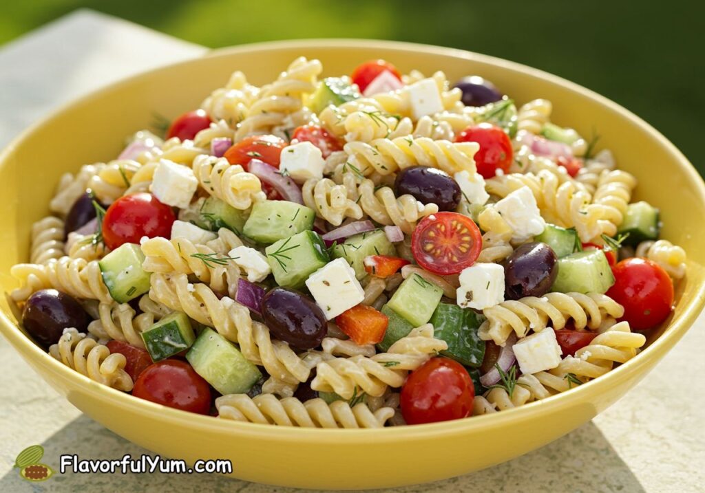 Family-Favorite Greek Pasta Salad