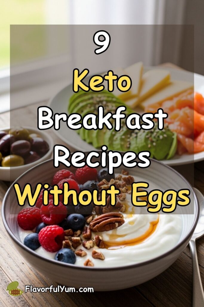 9 Keto Breakfast Recipes Without Eggs