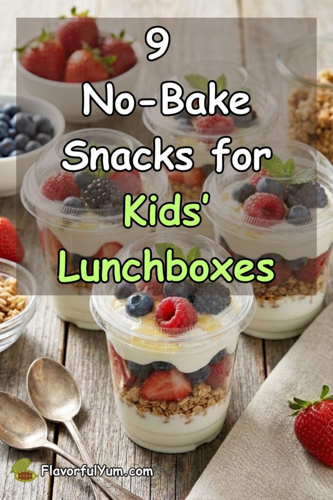 9 No-Bake Snacks for Kids’ Lunchboxes