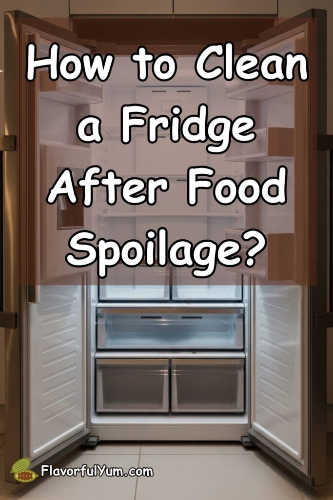 How to Clean a Fridge After Food Spoilage?