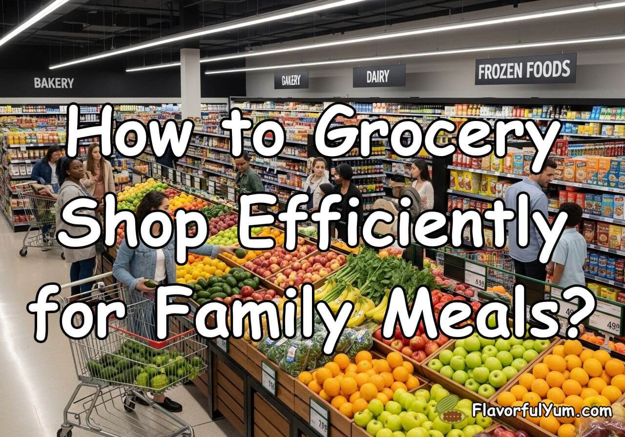 How to Grocery Shop Efficiently for Family Meals?