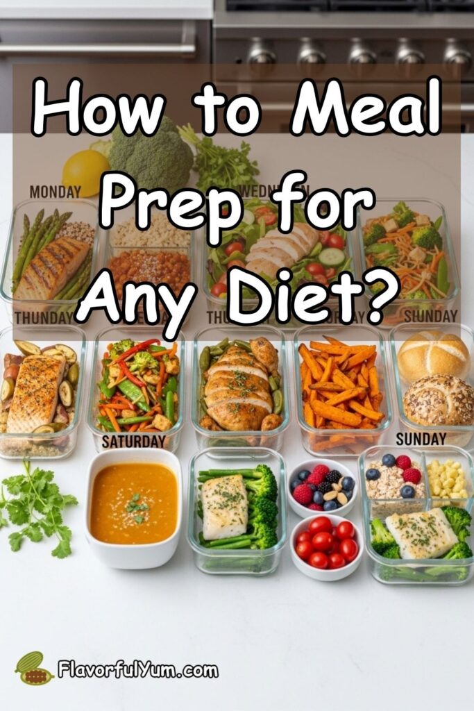 How to Meal Prep for Any Diet?
