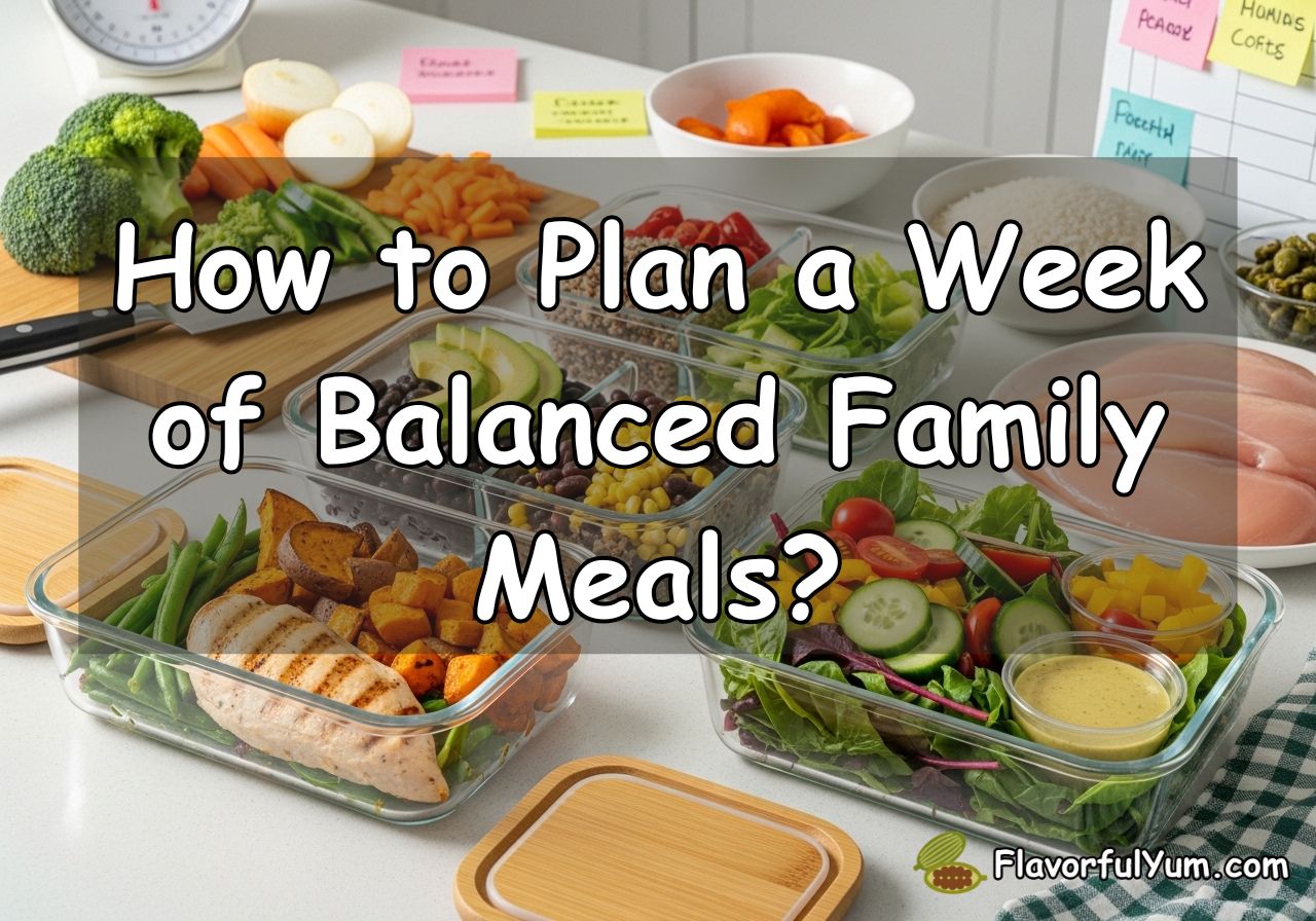 How to Plan a Week of Balanced Family Meals?