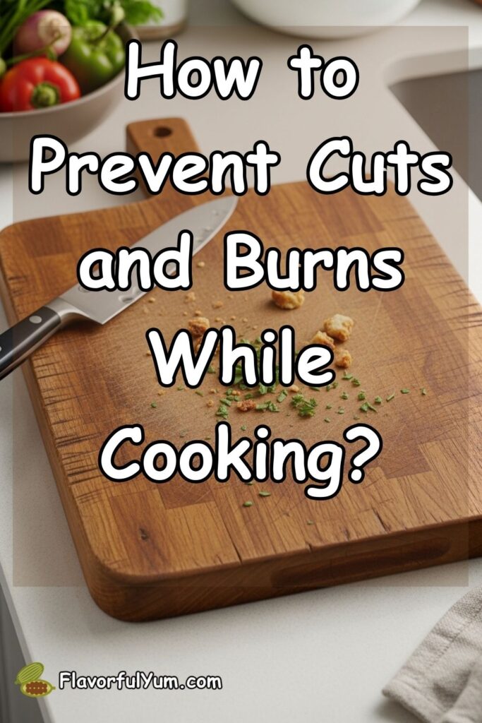 How to Prevent Cuts and Burns While Cooking?