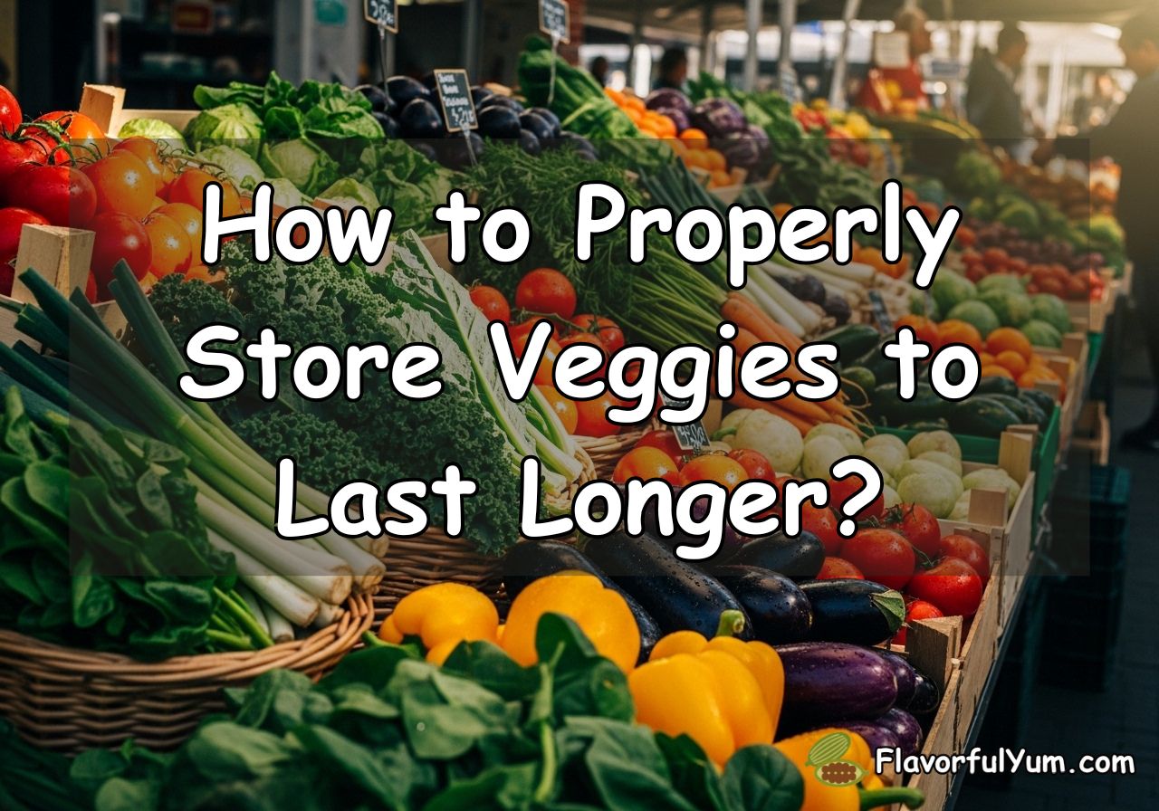How to Properly Store Veggies to Last Longer?
