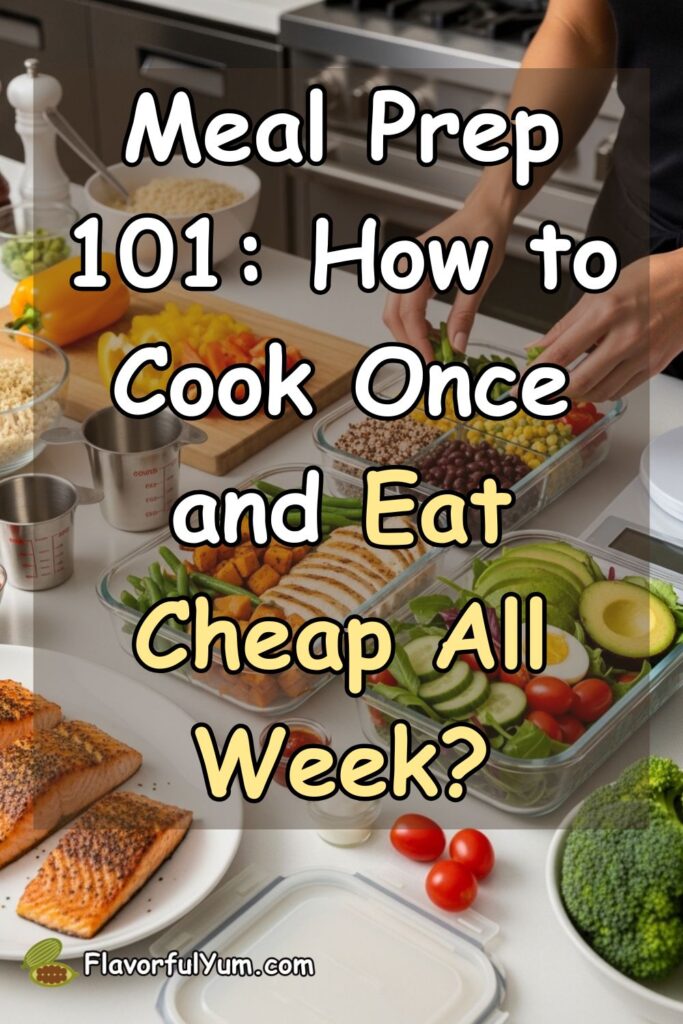 Meal Prep 101: How to Cook Once and Eat Cheap All Week?