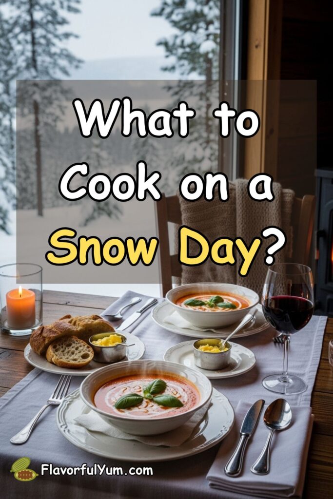 What to Cook on a Snow Day?