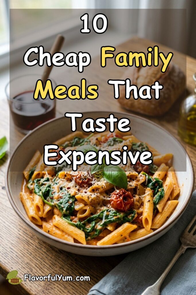 10 Cheap Family Meals That Taste Expensive
