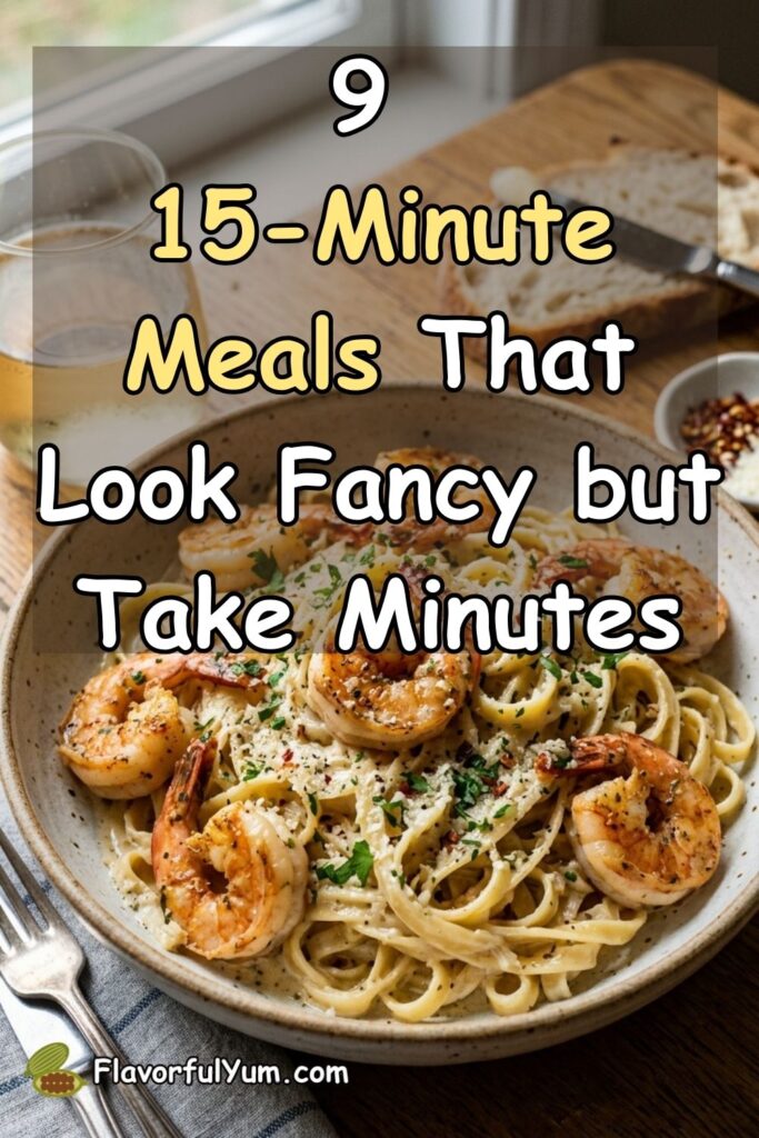 9 15-Minute Meals That Look Fancy but Take Minutes
