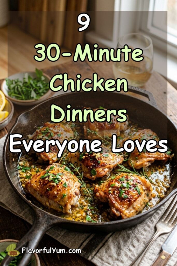 9 30-Minute Chicken Dinners Everyone Loves