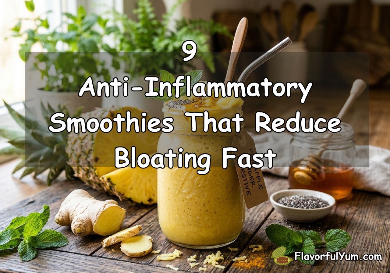 9 Anti-Inflammatory Smoothies That Reduce Bloating Fast