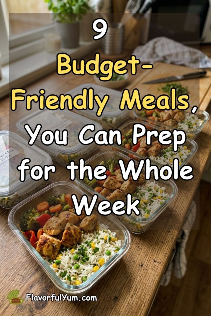 9 Budget-Friendly Meals You Can Prep for the Whole Week