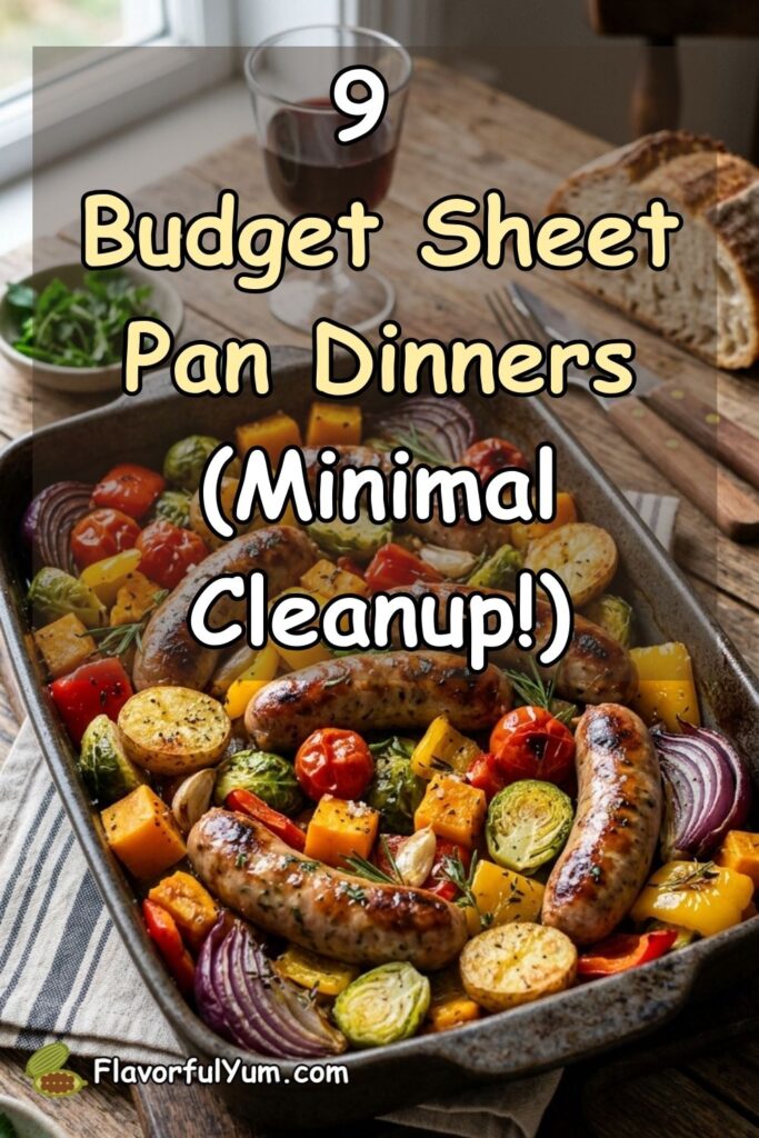 9 Budget Sheet Pan Dinners (Minimal Cleanup!)