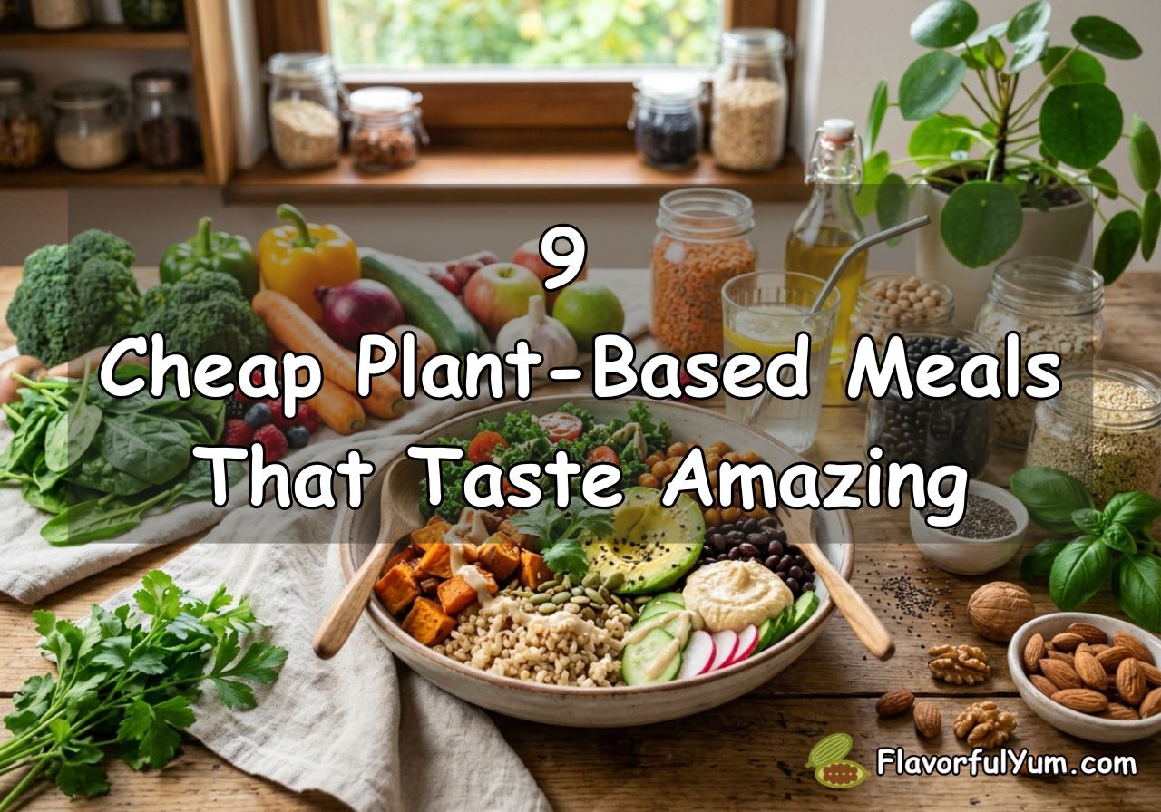 9 Cheap Plant-Based Meals That Taste Amazing