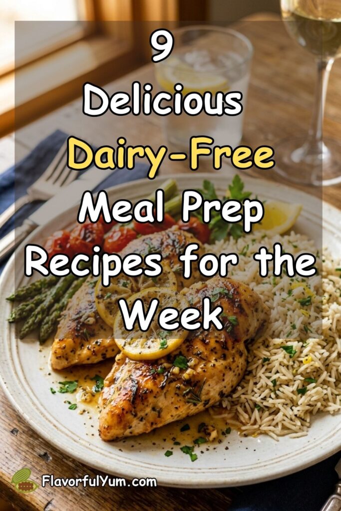 9 Delicious Dairy-Free Meal Prep Recipes for the Week