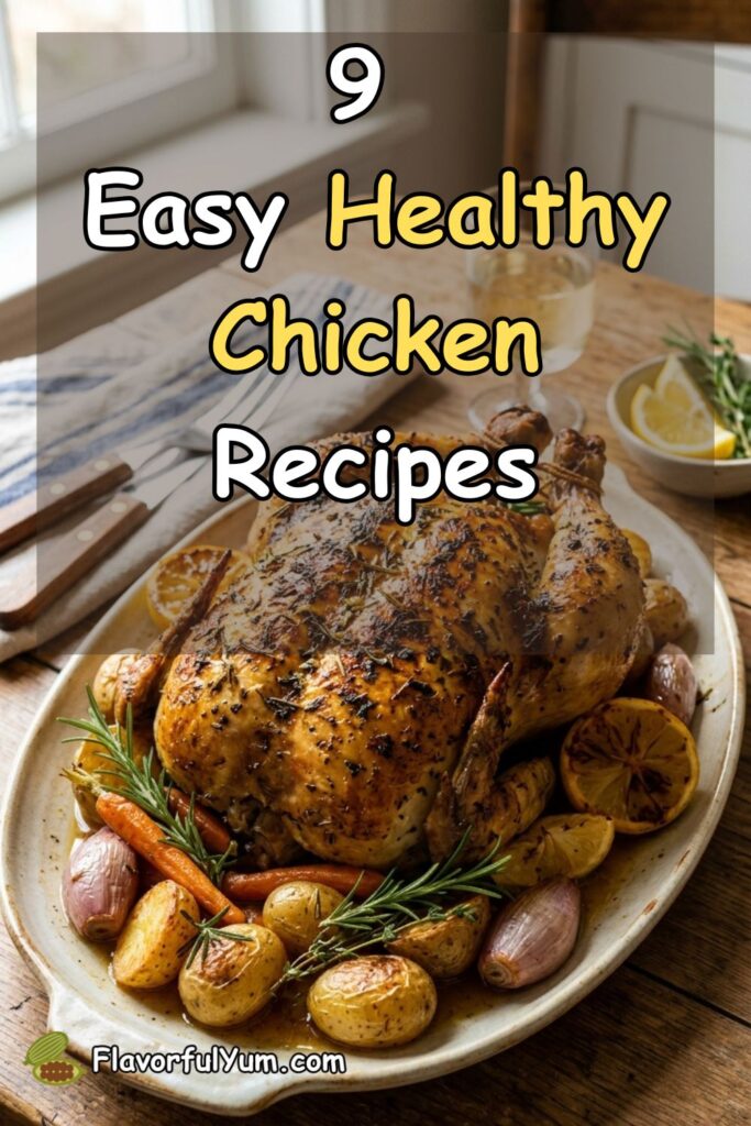 9 Easy Healthy Chicken Recipes