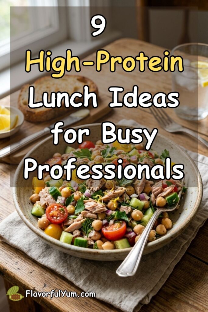 9 High-Protein Lunch Ideas for Busy Professionals