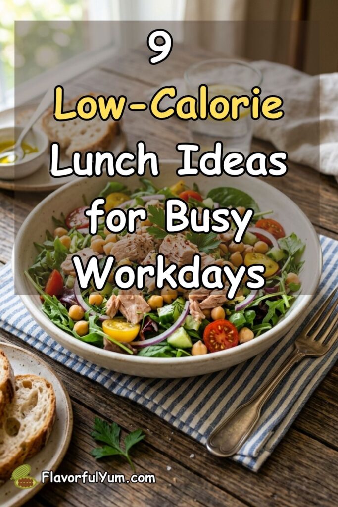 9 Low-Calorie Lunch Ideas for Busy Workdays