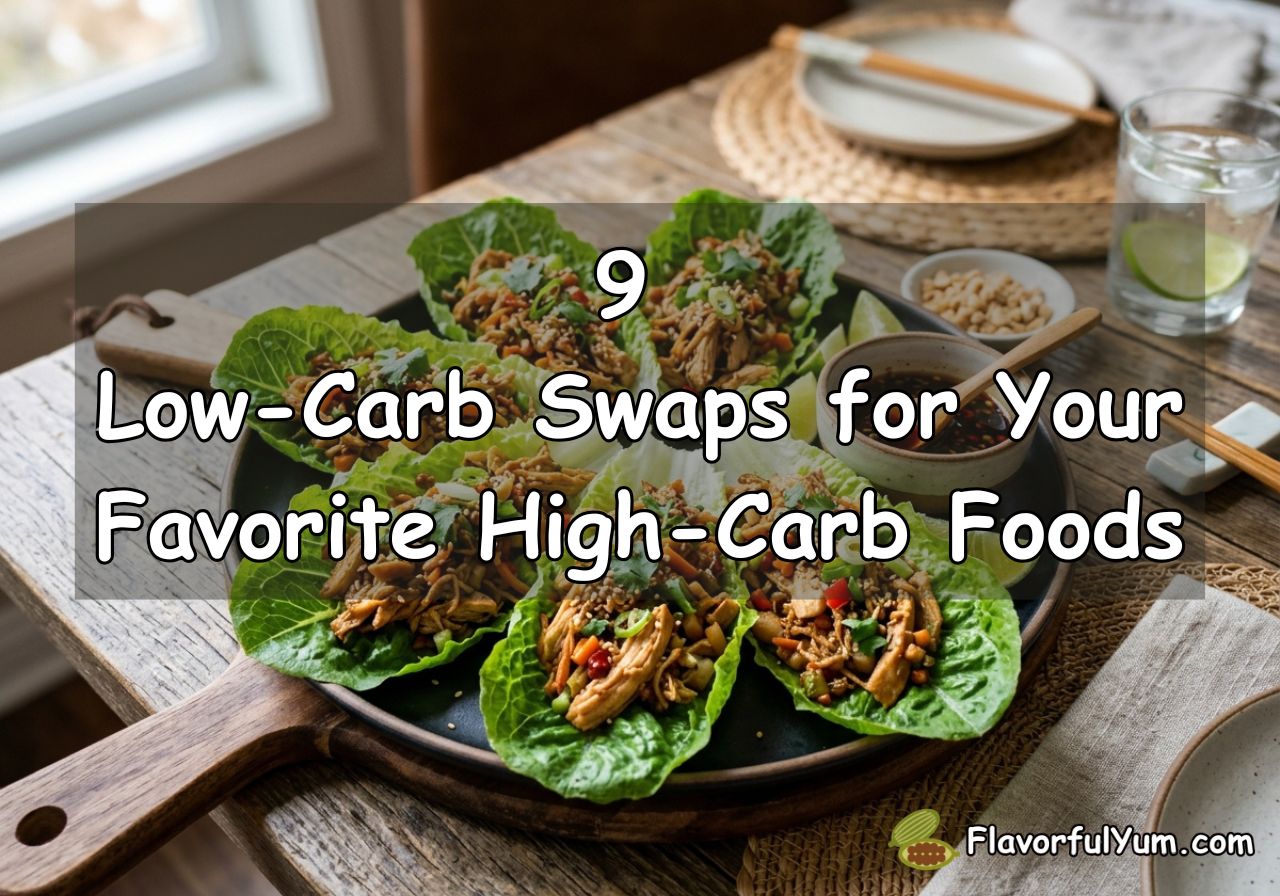 9 Low-Carb Swaps for Your Favorite High-Carb Foods