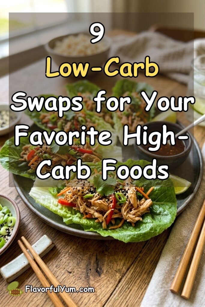 9 Low-Carb Swaps for Your Favorite High-Carb Foods