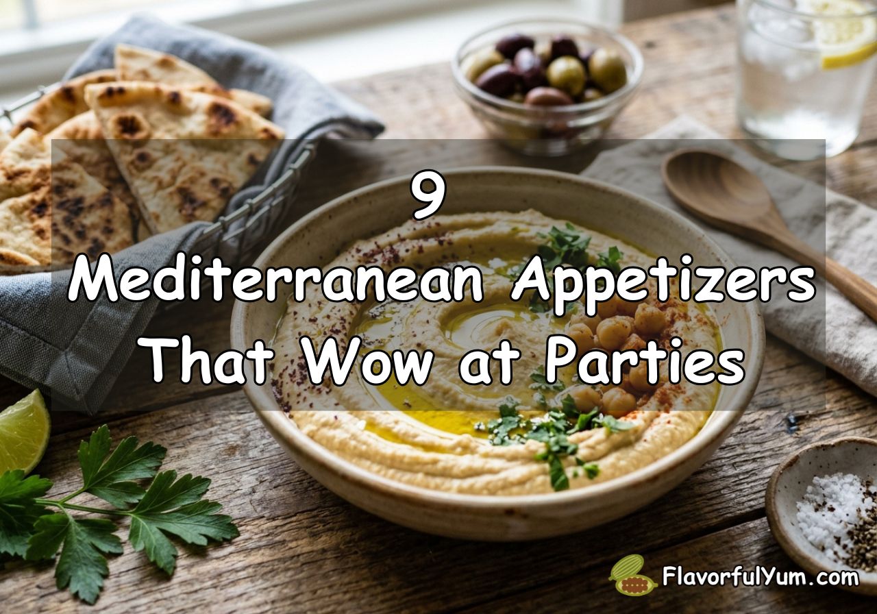 9 Mediterranean Appetizers That Wow at Parties