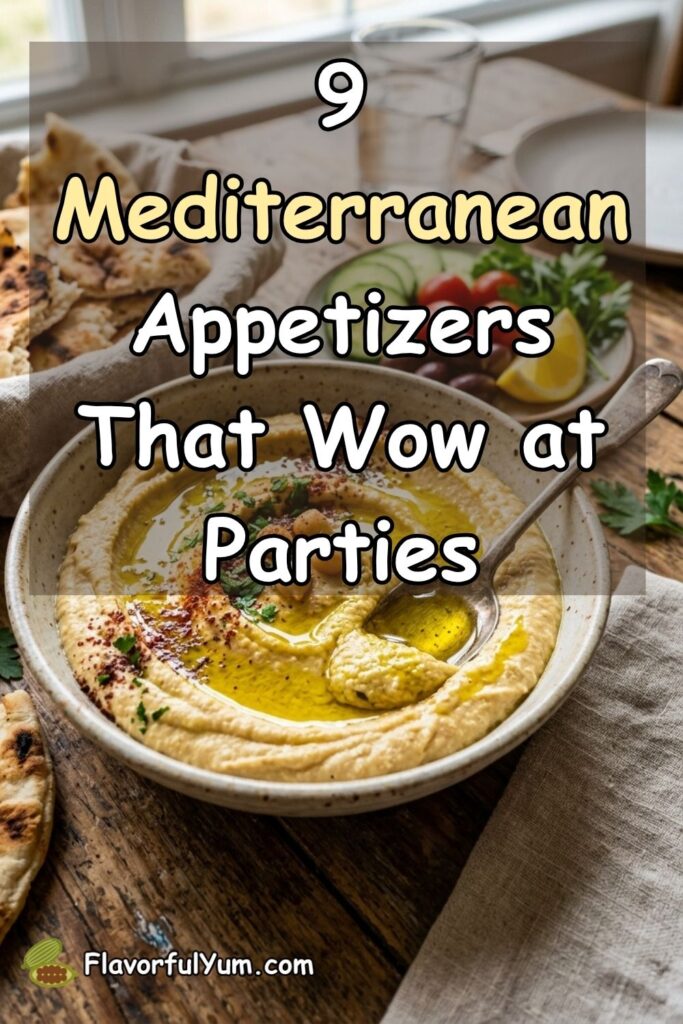 9 Mediterranean Appetizers That Wow at Parties