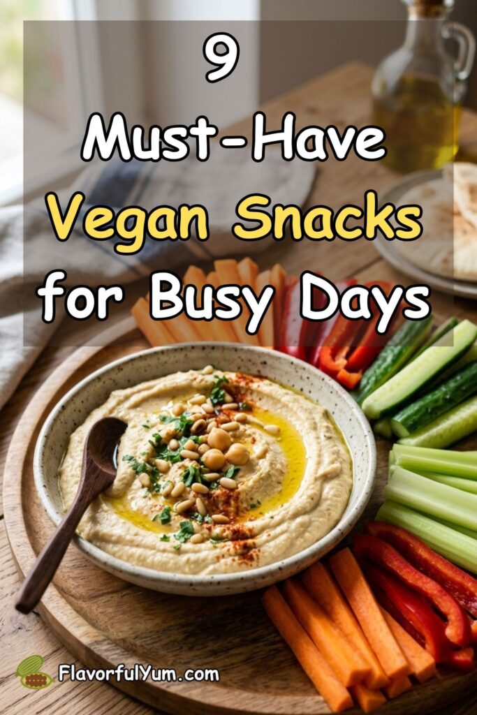 9 Must-Have Vegan Snacks for Busy Days