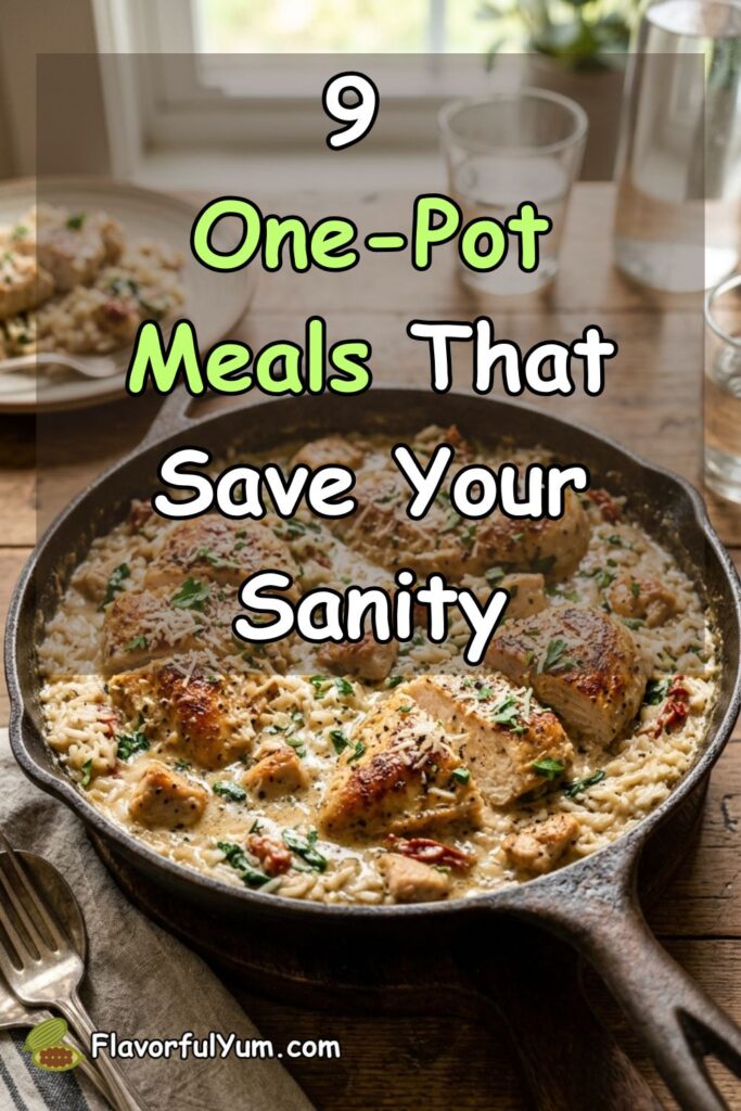 9 One-Pot Meals That Save Your Sanity