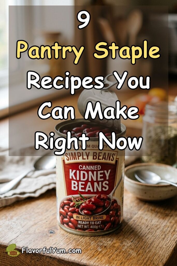 9 Pantry Staple Recipes You Can Make Right Now