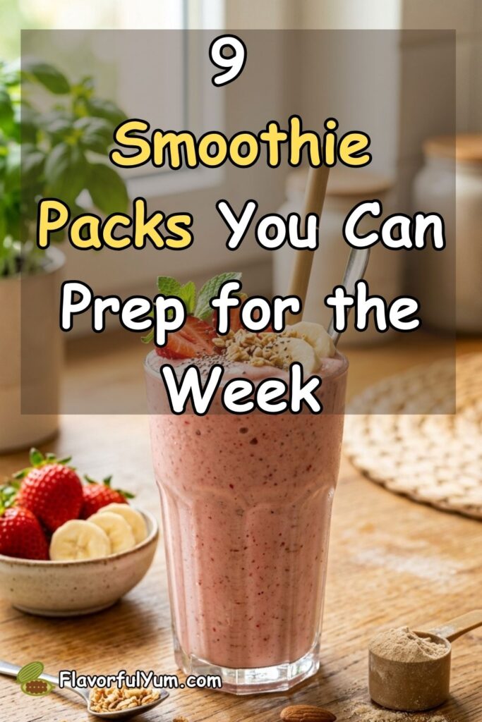 9 Smoothie Packs You Can Prep for the Week