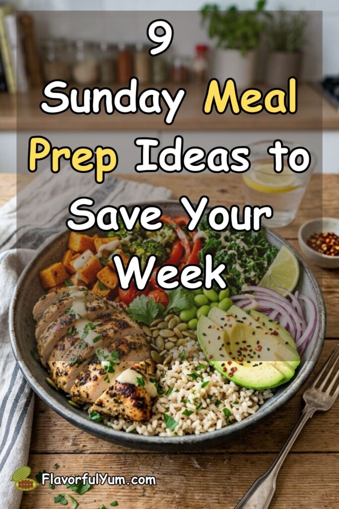 9 Sunday Meal Prep Ideas to Save Your Week