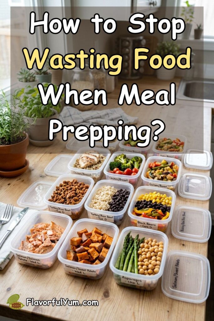 How to Stop Wasting Food When Meal Prepping?