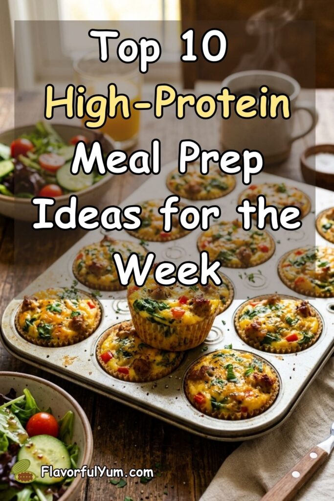 Top 10 High-Protein Meal Prep Ideas for the Week