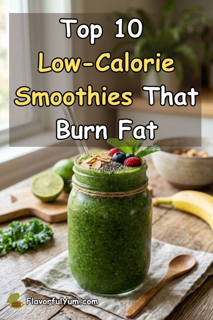 Top 10 Low-Calorie Smoothies That Burn Fat