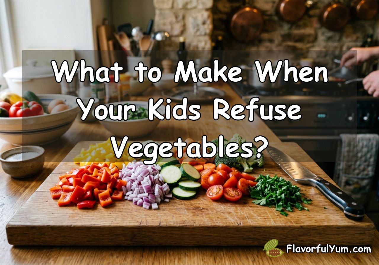 What to Make When Your Kids Refuse Vegetables?