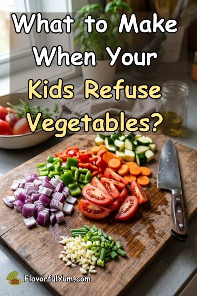 What to Make When Your Kids Refuse Vegetables?