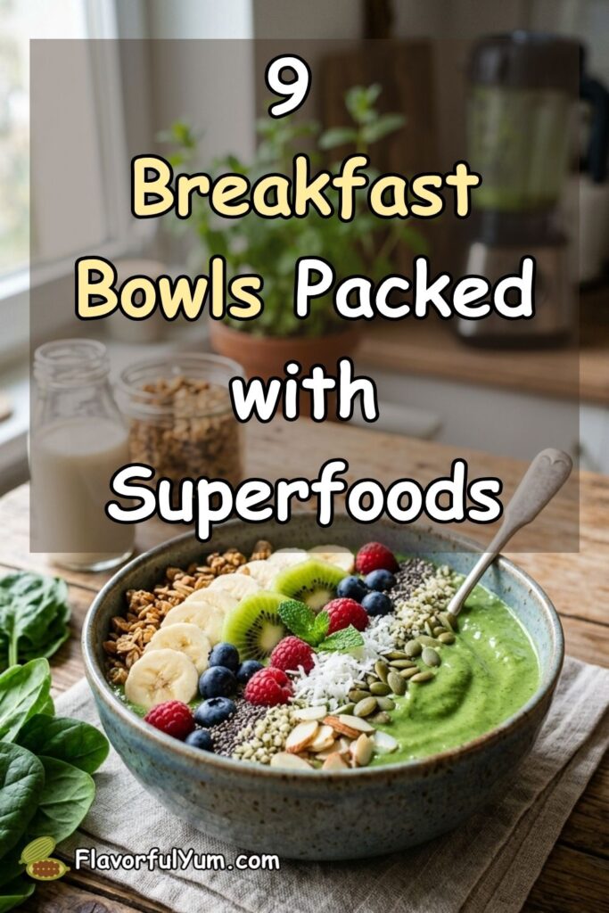 9 Breakfast Bowls Packed with Superfoods