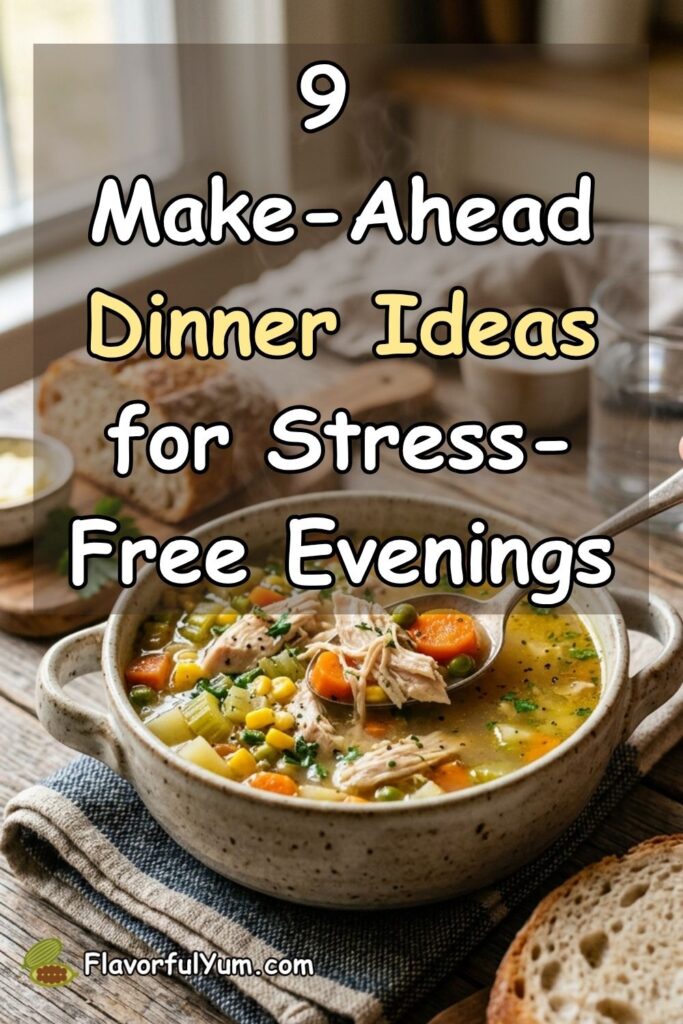 9 Make-Ahead Dinner Ideas for Stress-Free Evenings