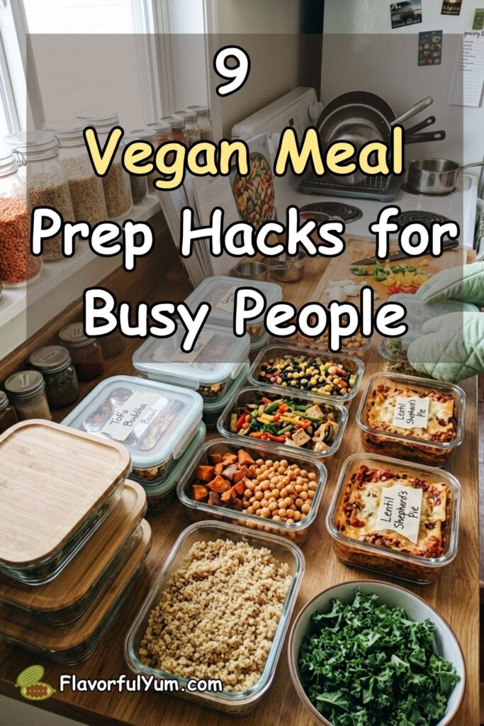 9 Vegan Meal Prep Hacks for Busy People