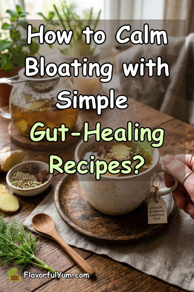 How to Calm Bloating with Simple Gut-Healing Recipes?